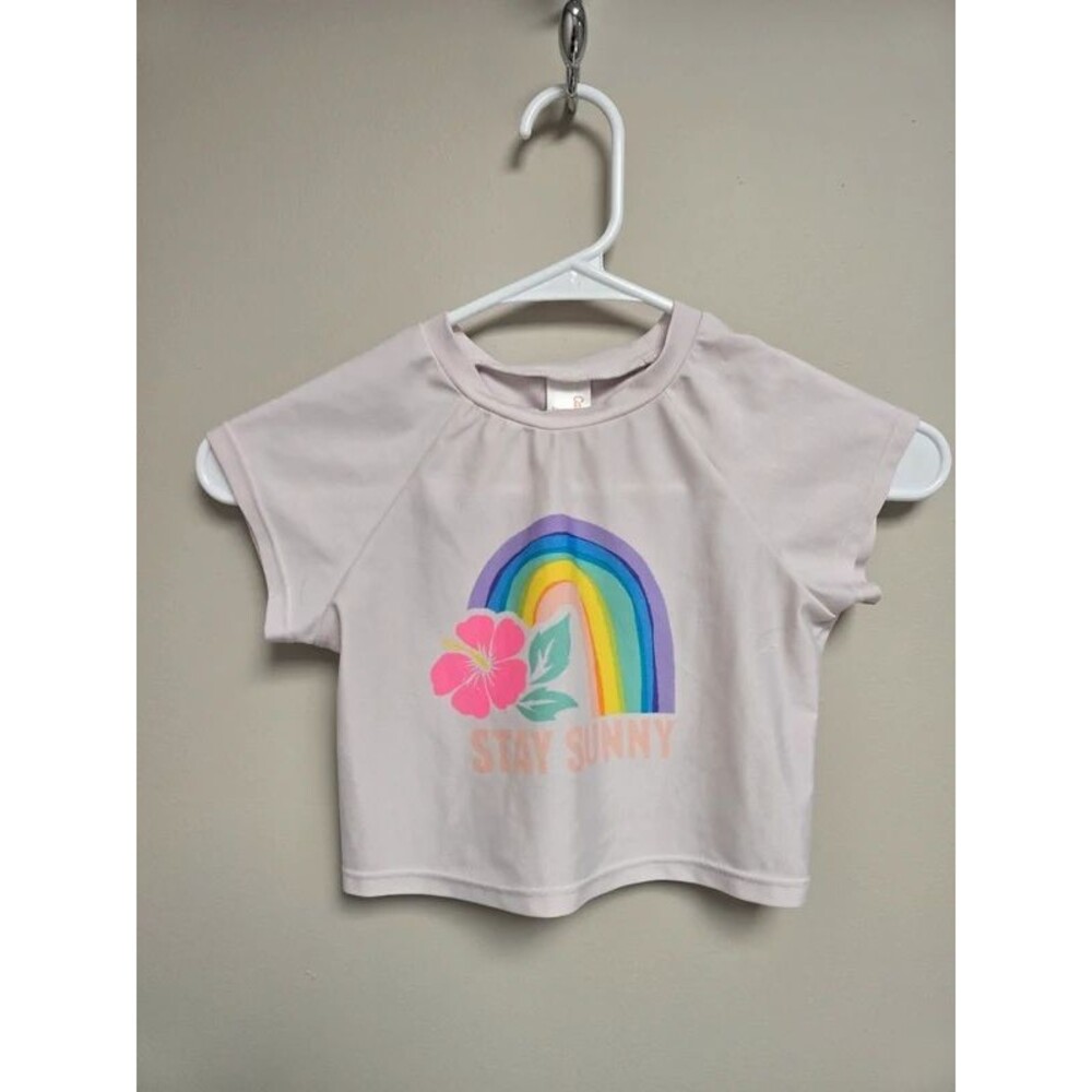 Cat and jack rash guard shirt girls 8